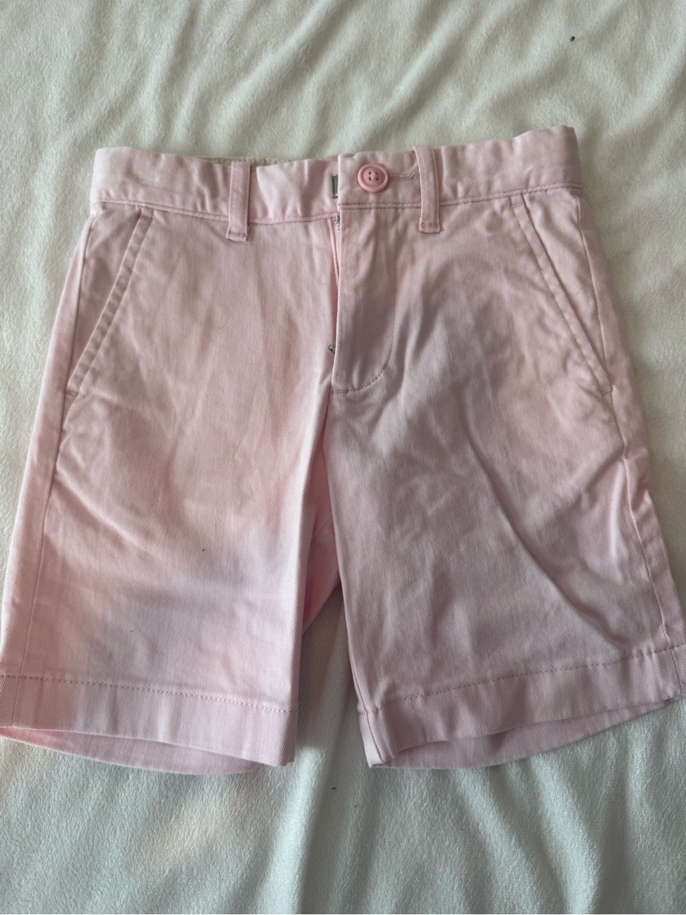 Crewcuts Light Pink Boys Chino Shorts